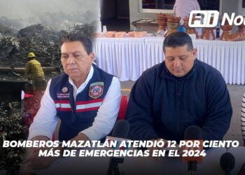 Bomberos Mazatlán atendió 12 por ciento más de emergencias en el 2024