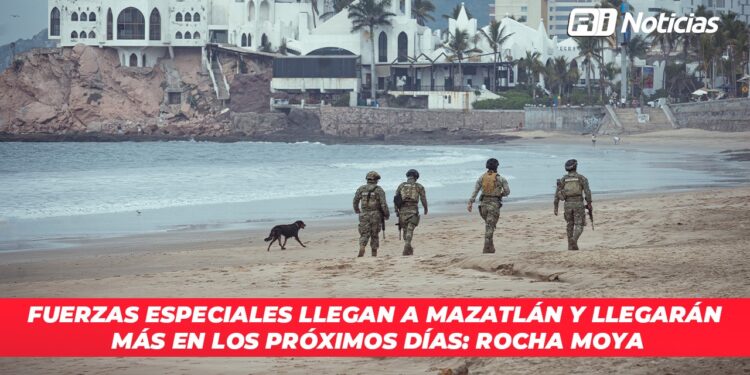 Fuerzas especiales llegan a Mazatlán y llegarán más en los próximos días: Rocha Moya