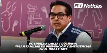 PC Sinaloa lanza programa “Plan Familiar de Prevención y Emergencias en el Hogar 2025”