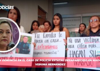 “Ya hay denuncia en el caso de policía estatal desaparecido en Mazatlán”: Verona Hernández
