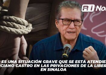 “Esto es una situación grave que se está atendiendo”: Feliciano Castro ante el tema de privaciones de la libertad en Sinaloa