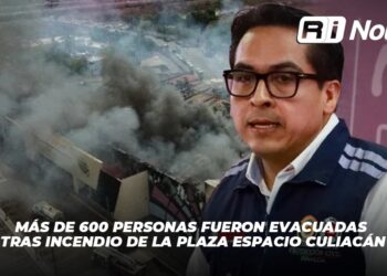 Más de 600 personas fueron evacuadas tras incendio de la plaza Espacio Culiacán