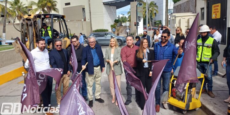 Arranca construcción del recolector pluvial en avenida Camarón Sábalo