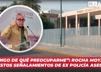“No tengo de qué preocuparme”: Rocha Moya ante el presunto señalamiento de expolicía asesinado