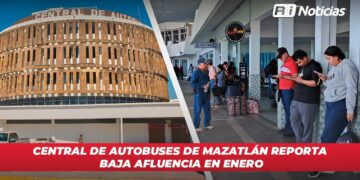 Central de Autobuses de Mazatlán reporta baja afluencia en enero