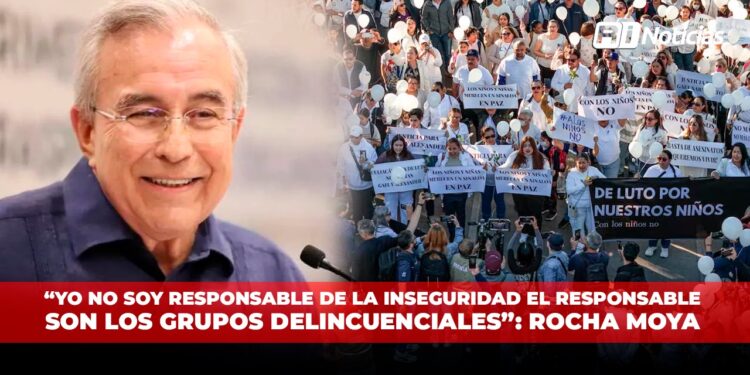 “Yo no soy responsable de la inseguridad, el responsable son los grupos delincuenciales”: Rocha Moya