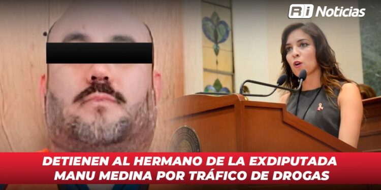 Detienen al hermano de la exdiputada Manu Medina por tráfico de drogas