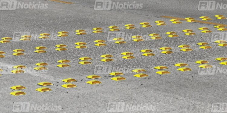 A casi dos semanas de ser inaugurada, colocan reductores “fantasmas” en Av. Insurgentes