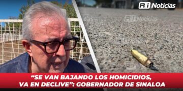 “Se van bajando los homicidios, va en declive”: Gobernador de Sinaloa