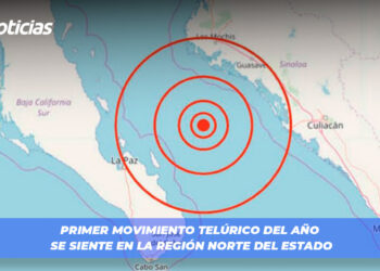 Primer movimiento telúrico del año se siente en la región norte del estado