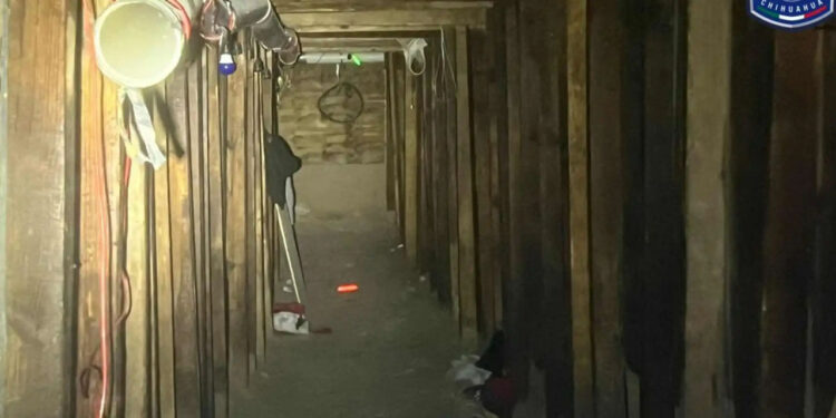 Descubren túnel con dirección a EE.UU. en chihuahua