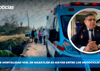 El índice de mortalidad vial en Mazatlán es mayor entre los motociclistas en 2024