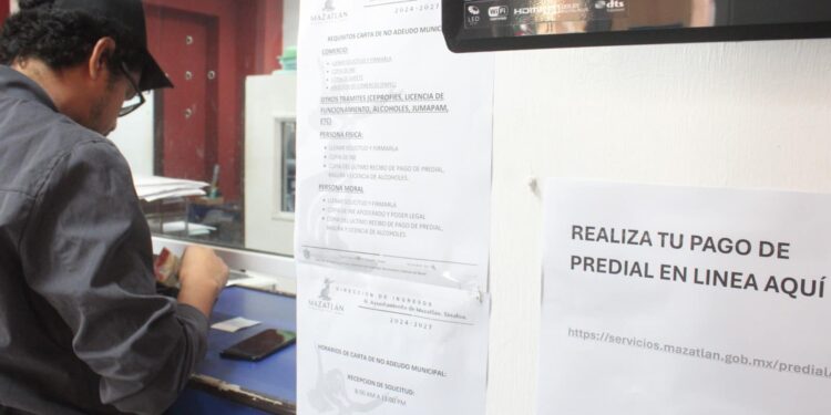 Últimos días para descuentos en multas y recargos del predial en Mazatlán