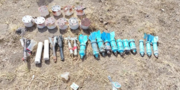 Aseguran 32 artefactos explosivos caseros en Sinaloa