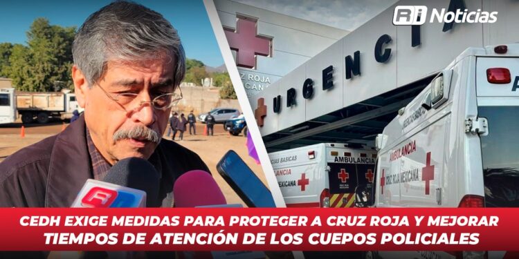 CEDH exige medidas para proteger a Cruz Roja y mejorar tiempos de atención de los cuerpos policiales