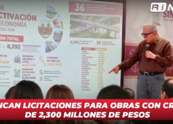 Arrancan licitaciones para obras con crédito de 2,300 millones de pesos