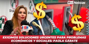 Exigimos soluciones urgentes para problemas económicos y sociales: Paola Gárate