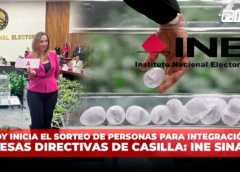 Hoy inicia el sorteo de personas para la integración de Mesas Directivas de Casilla: INE Sinaloa