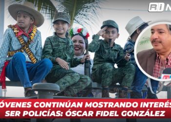 Los jóvenes continúan mostrando interés por ser policías: Óscar Fidel González