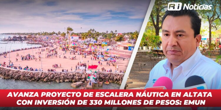 Avanza proyecto de Escalera Náutica en Altata con inversión de 330 Millones de Pesos:EMUN