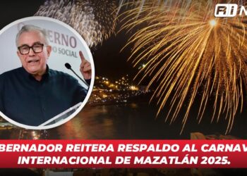 Rocha Moya reitera respaldo al Carnaval Internacional de Mazatlán 2025.