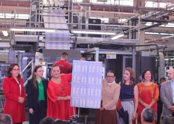 INE inicia la impresión de boletas para la elección del Poder Judicial