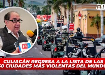 Culiacán Regresa a la lista de las 50 Ciudades Más Violentas del Mundo