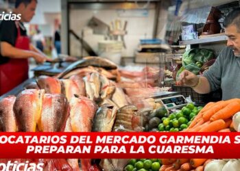 Locatarios del Mercado Garmendia se preparan para la Cuaresma
