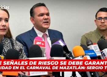 Ante señales de riesgo se debe garantizar seguridad en el Carnaval de Mazatlán: Sergio Torres