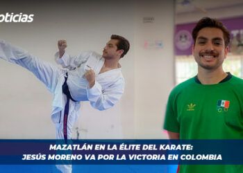 Mazatlán en la élite del karate: Jesús Moreno va por la victoria en Colombia
