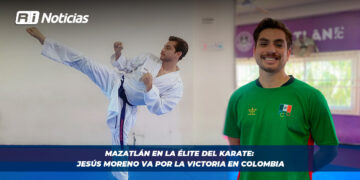 Mazatlán en la élite del karate: Jesús Moreno va por la victoria en Colombia