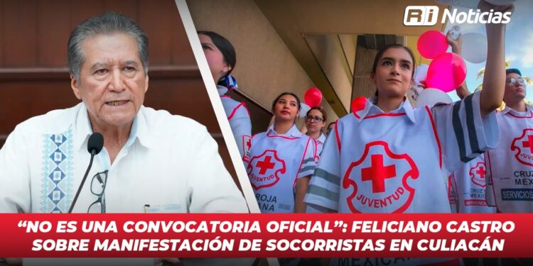 “No es una convocatoria oficial”: Feliciano Castro sobre manifestación de socorristas en Culiacán