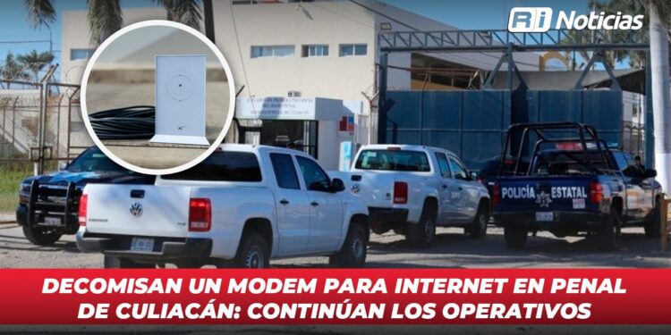 Decomisan un modem para internet en panal de Culiacán: Continúan los operativos