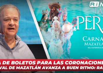 Venta de boletos para las coronaciones del Carnaval de Mazatlán avanza a buen ritmo: Raúl Rico