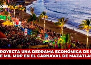 Se proyecta una derrama económica de más de mil mdp en el carnaval de Mazatlán