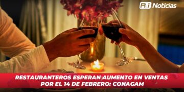 Restauranteros esperan aumento en ventas por el 14 de febrero: CONAGAM