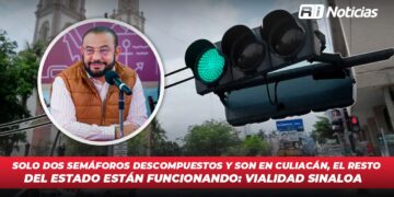 Solo dos semáforos descompuestos y son en Culiacán, el resto del Estado están funcionando: Vialidad Sinaloa