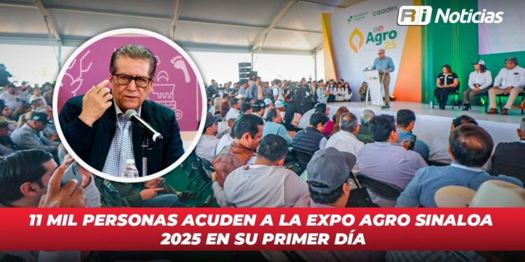 11 mil personas acuden a la Expo Agro Sinaloa 2025 en su primer día