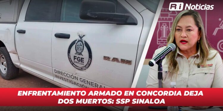 Enfrentamiento armado en Concordia deja dos muertos: SSP Sinaloa