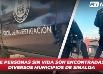 Siete personas sin vida son encontradas en diversos municipios de Sinaloa