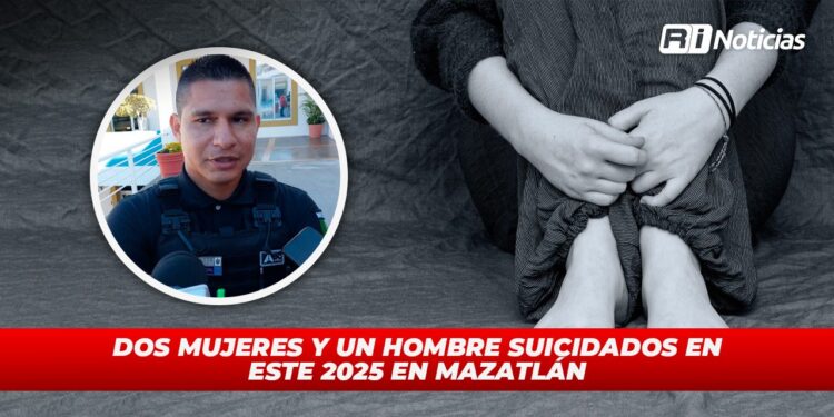 Dos mujeres y un hombre suicidados en este 2025 en Mazatlán