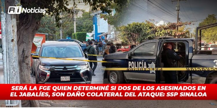 Será la FGE quien determiné si dos de los asesinados en el Jabalíes, son daño colateral del ataque: SSP Sinaloa