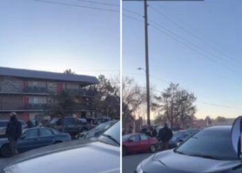 Mujer estadounidense usa megáfono para alertar a migrantes mexicanos sobre presencia de la migra en Denver