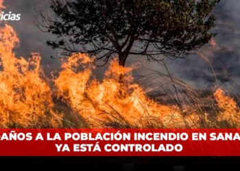 Sin daños a la población incendio en Sanalona: ya está controlado