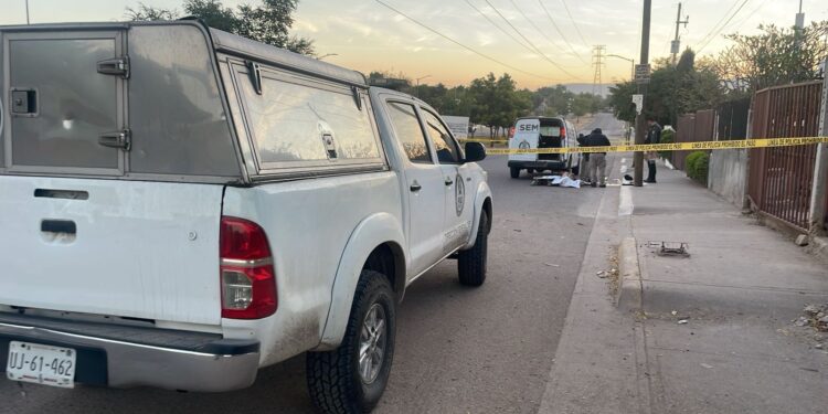 Ejecutan a balazos a hombre en la colonia 8 de febrero, en Culiacán