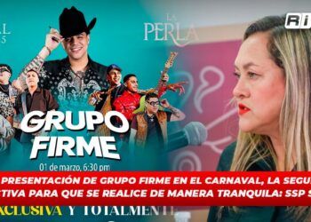 En la presentación de Grupo Firme en el carnaval, la seguridad está activa para que se realice de manera tranquila: SSP Sinaloa