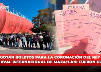 Se agotan boletos para la coronación del Rey del Carnaval Internacional de Mazatlán: fueron gratis