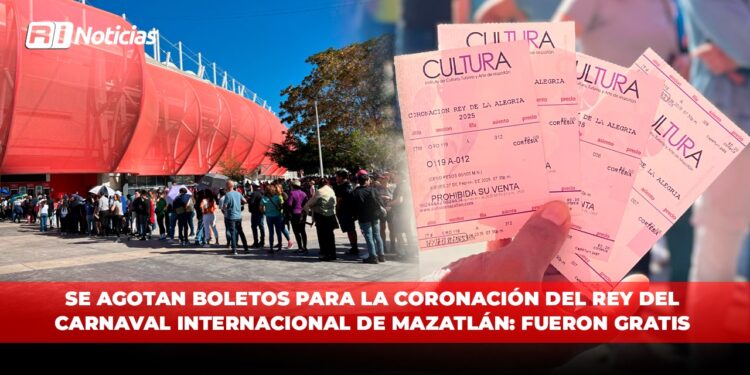 Se agotan boletos para la coronación del Rey del Carnaval Internacional de Mazatlán: fueron gratis
