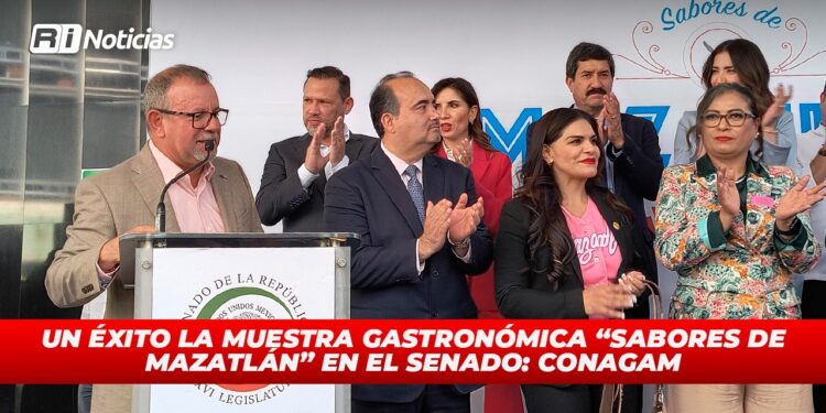 Un éxito la muestra gastronómica “Sabores de Mazatlán” en el Senado: CONAGAM