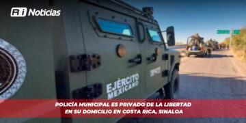 Policía Municipal es privado de la libertad en su domicilio en Costa Rica, Sinaloa
